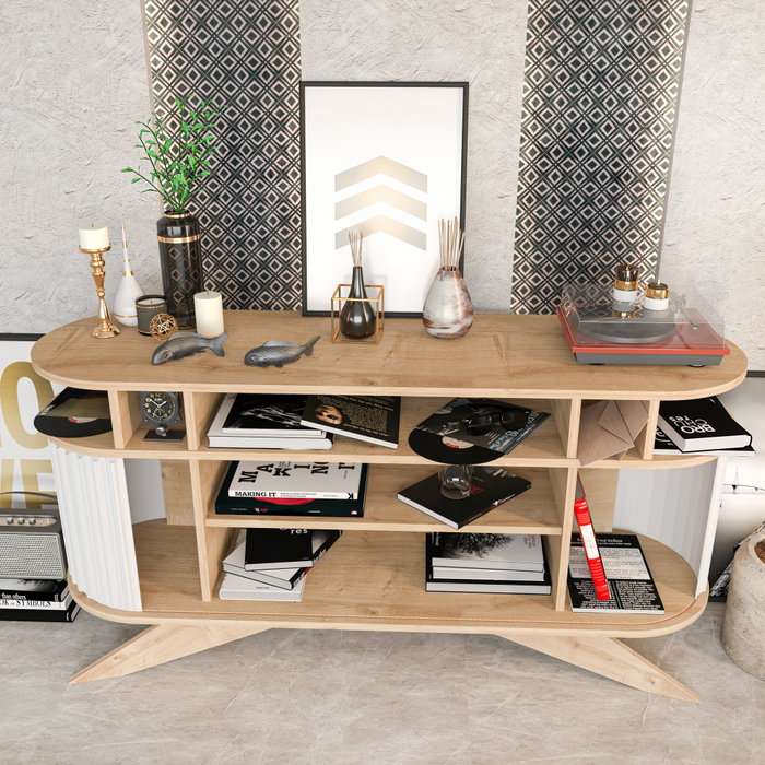 Hanah Home Stor Aparador Roble y Blanco